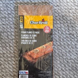 Cedar Grilling Planks (2 Pack) - Natural Brown